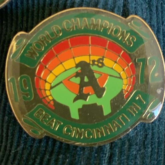 Oakland Athletic A’s Hat World Series 1989 Corduroy Green Supreme - Picture 11 of 16